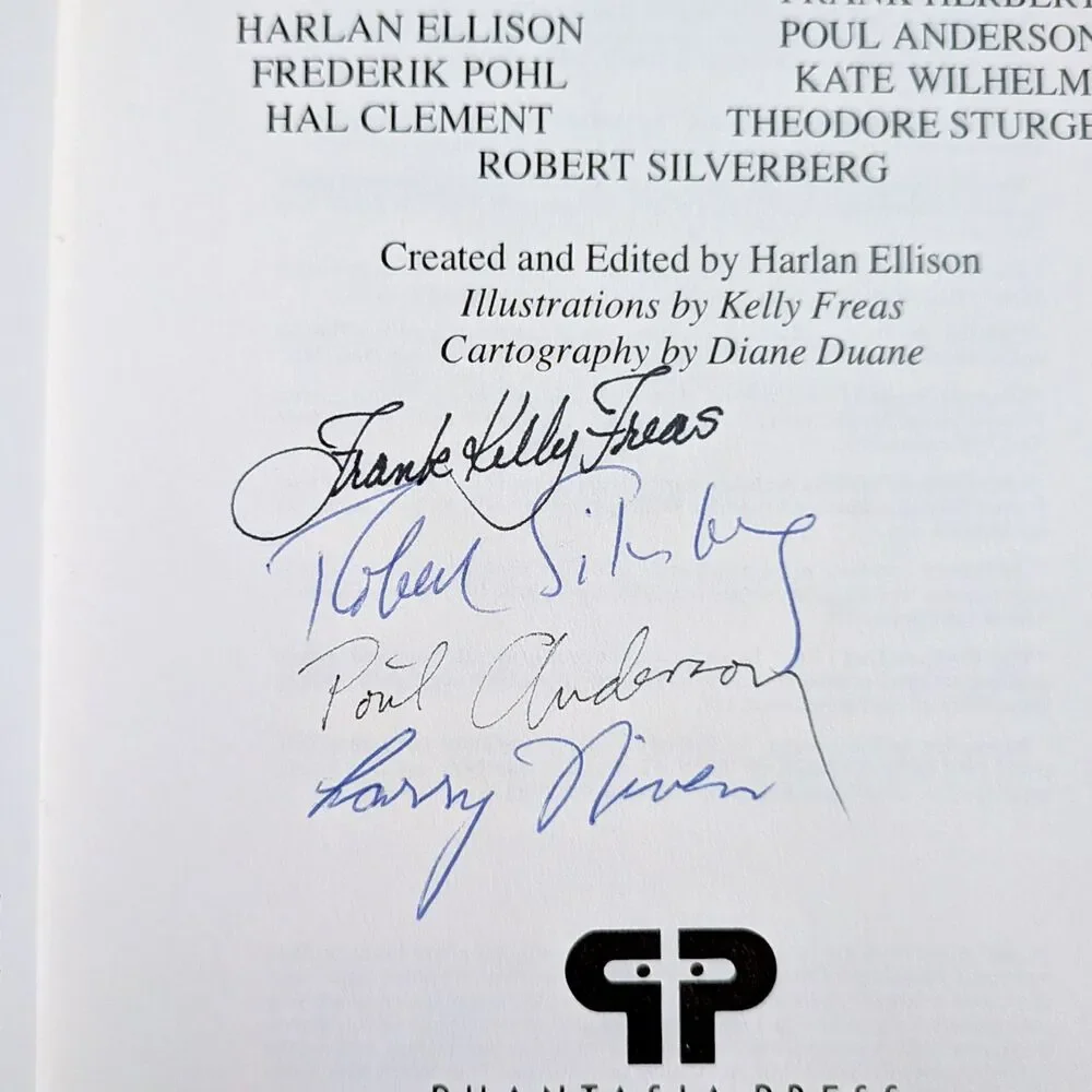 Medea: Harlan's World Book Hardcover Signed Freas Niven Anderson Silverberg 1985